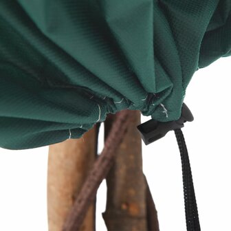 Plantenhoezen met trekkoord 8 st 70 g/m&sup2; 0,8x0,8 m 7