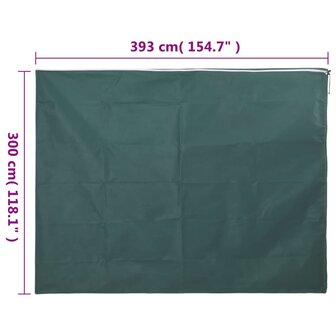 Plantenhoezen met ritssluiting 2 st 70 g/m&sup2; 3,93x3 m 10