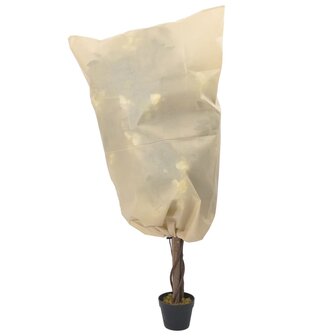 Plantenhoezen met trekkoord 12 st 70 g/m&sup2; 0,8x1 m 2