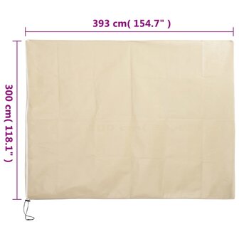 Plantenhoezen met ritssluiting 4 st 70 g/m&sup2; 3,93x3 m 10