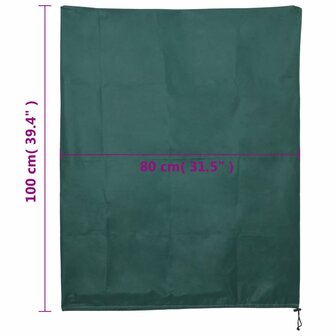 Plantenhoezen met trekkoord 12 st 70 g/m&sup2; 0,8x1 m 9