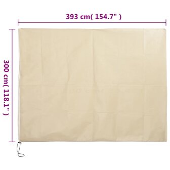 Plantenhoezen met ritssluiting 10 st 70 g/m&sup2; 3,93x3 m 10