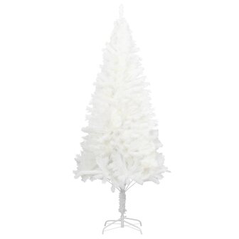 Kunstkerstboom met levensechte naalden 120 cm wit 2