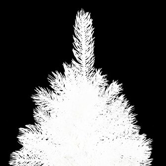 Kunstkerstboom met levensechte naalden 120 cm wit 3