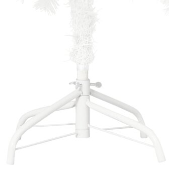 Kunstkerstboom met levensechte naalden 120 cm wit 5