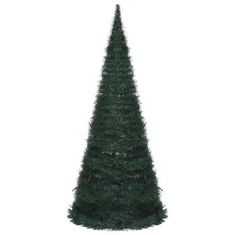 Kunstkerstboom met verlichting pop-up 210 cm groen 2