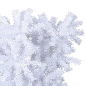 Kunstkerstboom met standaard omgekeerd 150 cm wit 4
