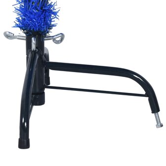 Kunstkerstboom met standaard half 120 cm PVC blauw 7