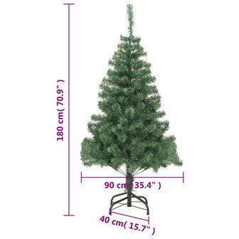 Kunstkerstboom met standaard 180 cm 564 takken  6