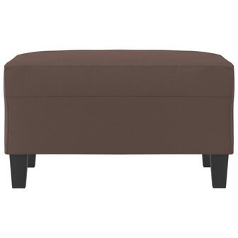 Voetenbank 70x55x41 cm kunstleer bruin 3