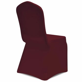 Hoes voor stoelen 50 stuks (wijnrood)  4
