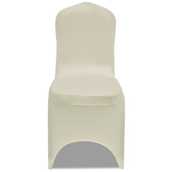 Stoelhoezen stretch 12 st cr&egrave;me 4