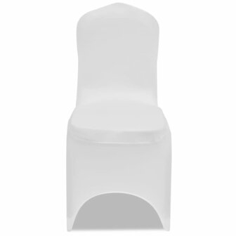Stoelhoezen stretch 24 st wit 3