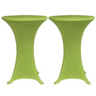 Tafelhoes stretch 4 st 60 cm groen 3