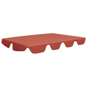 Vervangingsluifel schommelbank 188/168x145/110 cm terracotta 2