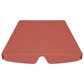 Vervangingsluifel schommelbank 188/168x145/110 cm terracotta 4
