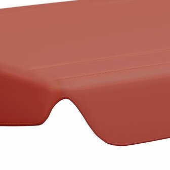 Vervangingsluifel schommelbank 188/168x145/110 cm terracotta 5