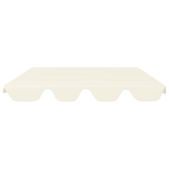 Vervangingsluifel voor schommelbank 150/130x105/70cm cr&egrave;mekleur 3