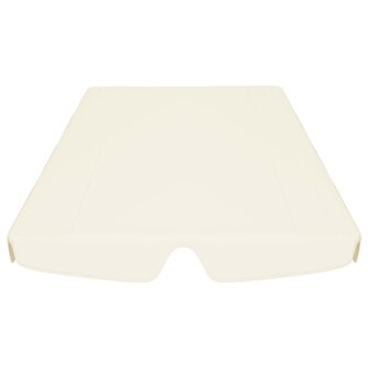 Vervangingsluifel voor schommelbank 150/130x105/70cm cr&egrave;mekleur 4