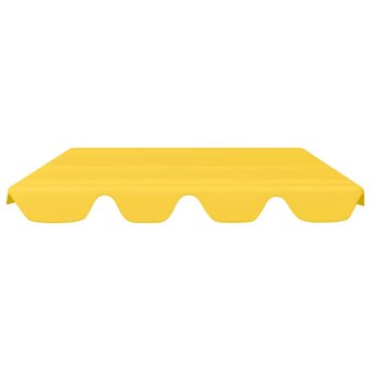Vervangingsluifel voor schommelbank 150/130x105/70 cm geel 3