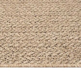 Vloerkleed ZIZUR binnen en buiten 80x150 cm jute look 6