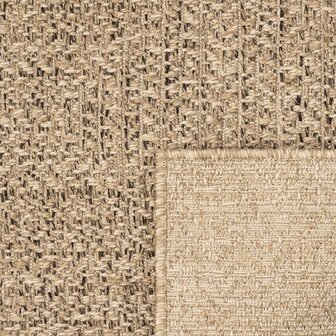 Vloerkleed ZIZUR binnen en buiten 80x150 cm jute look 7