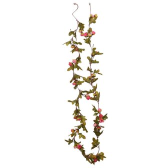 Kunstbloemslingers 6 st 215 cm roze 4