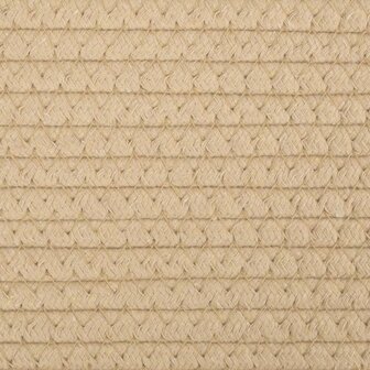 Opbergmanden 2 st &Oslash; 28x28 cm katoen beige en wit 8
