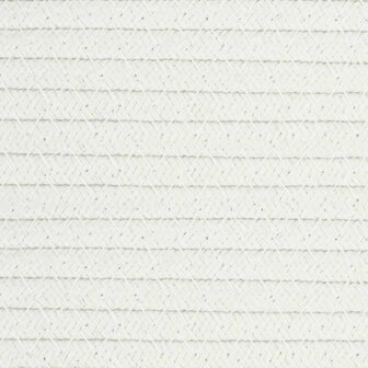 Opbergmand &Oslash; 40x35 cm katoen grijs en wit 8