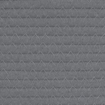 Opbergmand &Oslash; 43x38 cm katoen grijs en wit 7