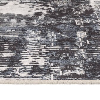 Vloerkleed wasbaar anti-slip 80x300 cm meerkleurig 6