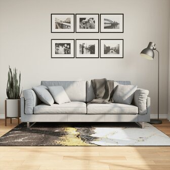 Vloerkleed wasbaar anti-slip 120x180 cm meerkleurig 1