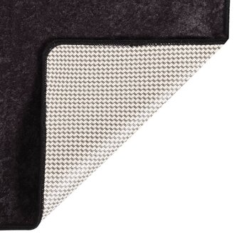 Vloerkleed wasbaar anti-slip 80x300 cm antracietkleurig 2