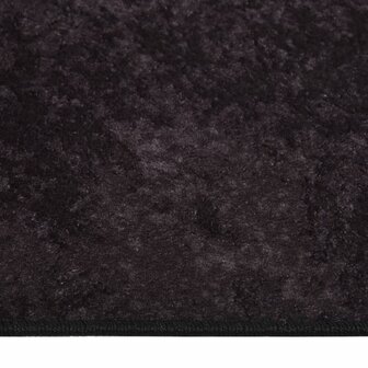 Vloerkleed wasbaar anti-slip 80x300 cm antracietkleurig 4