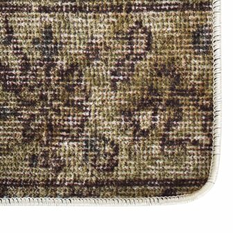 Vloerkleed wasbaar anti-slip patchwork 80x300 cm meerkleurig 2
