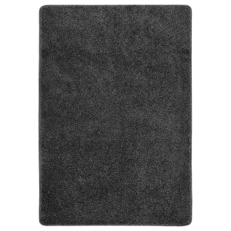 Vloerkleed shaggy anti-slip 120x170 cm donkergrijs 1