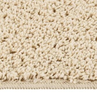 Vloerkleed shaggy anti-slip 120x170 cm cr&egrave;mekleurig 2