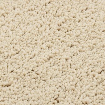 Vloerkleed shaggy anti-slip 120x170 cm cr&egrave;mekleurig 4