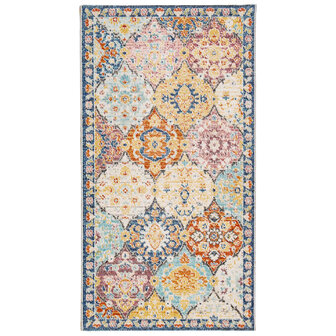 Vloerkleed ARBIZU binnen en buiten vintage stijl 80x150 cm 2