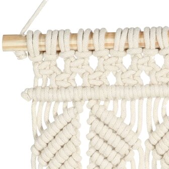 Wandhanger macram&eacute; 40x80 cm katoen 4