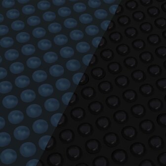 Zwembadfolie solar drijvend 210 cm PE zwart en blauw 4