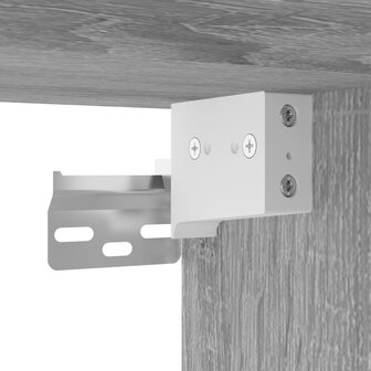 Wandkast 60x36,5x35 cm bewerkt hout grijs sonoma eikenkleurig 10