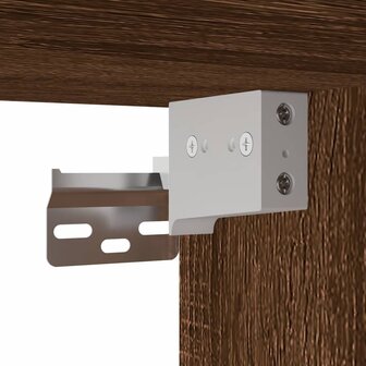 Wandkast 60x36,5x35 cm bewerkt hout bruin eikenkleur 10