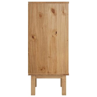 Ladekast OTTA 45x39x90 cm massief grenenhout bruin en grijs 5