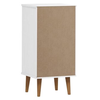 Ladekast MOLDE 40x35x82 cm massief grenenhout wit 7