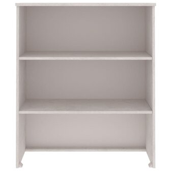 Opzetkast HAMAR 85x35x100 cm massief grenenhout wit 3