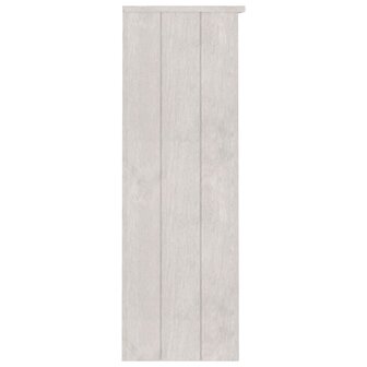 Opzetkast HAMAR 85x35x100 cm massief grenenhout wit 4