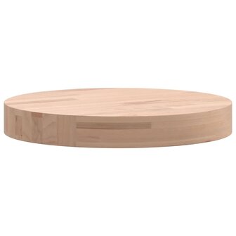 Tafelblad rond &Oslash;30x4 cm massief beukenhout 6