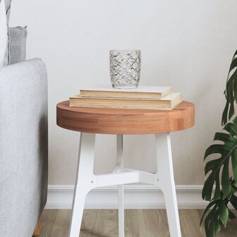 Tafelblad rond &Oslash;30x4 cm massief beukenhout 1