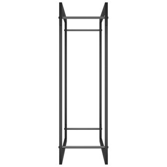Haardhoutrek 80x28x86 cm staal matzwart 4
